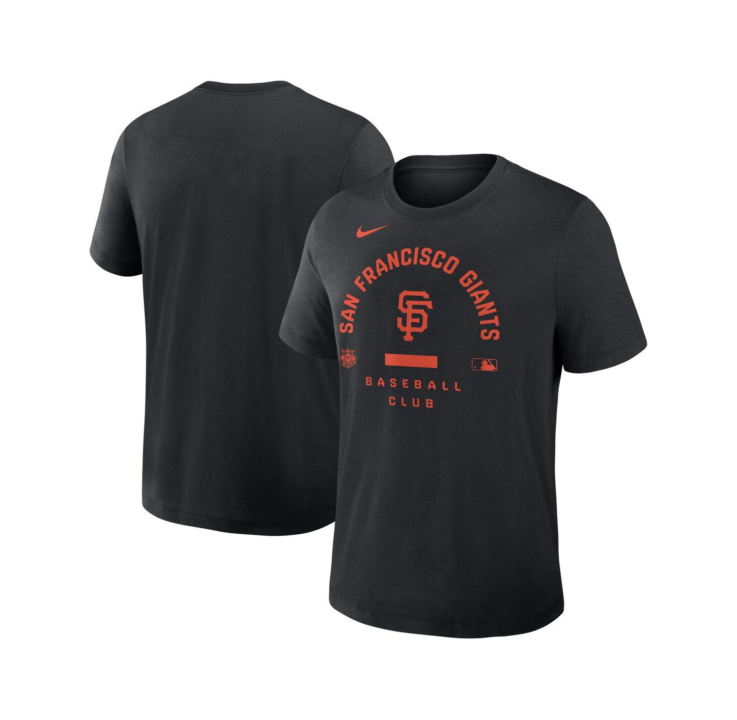 Men's Black San Francisco Giants Authentic Collection Early Work Tri-Blend Dri-FIT T-Shirt