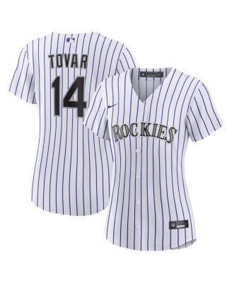 Women's Ezequiel Tovar White Colorado Rockies Home Replica Jersey
