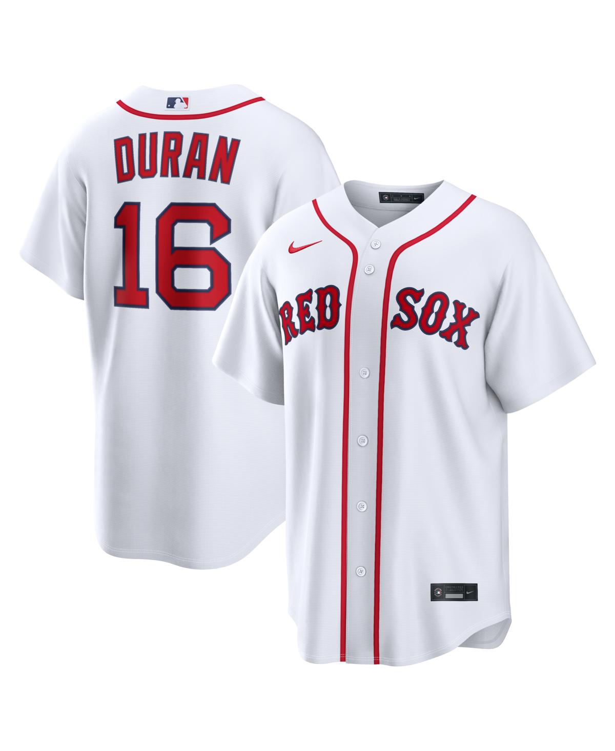 Nike Men's Jarren Duran White Boston Red Sox Home Replica Jersey