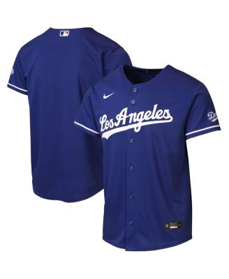 Big Boys and Girls Royal Los Angeles Dodgers Alternate 2 Stadium Jersey