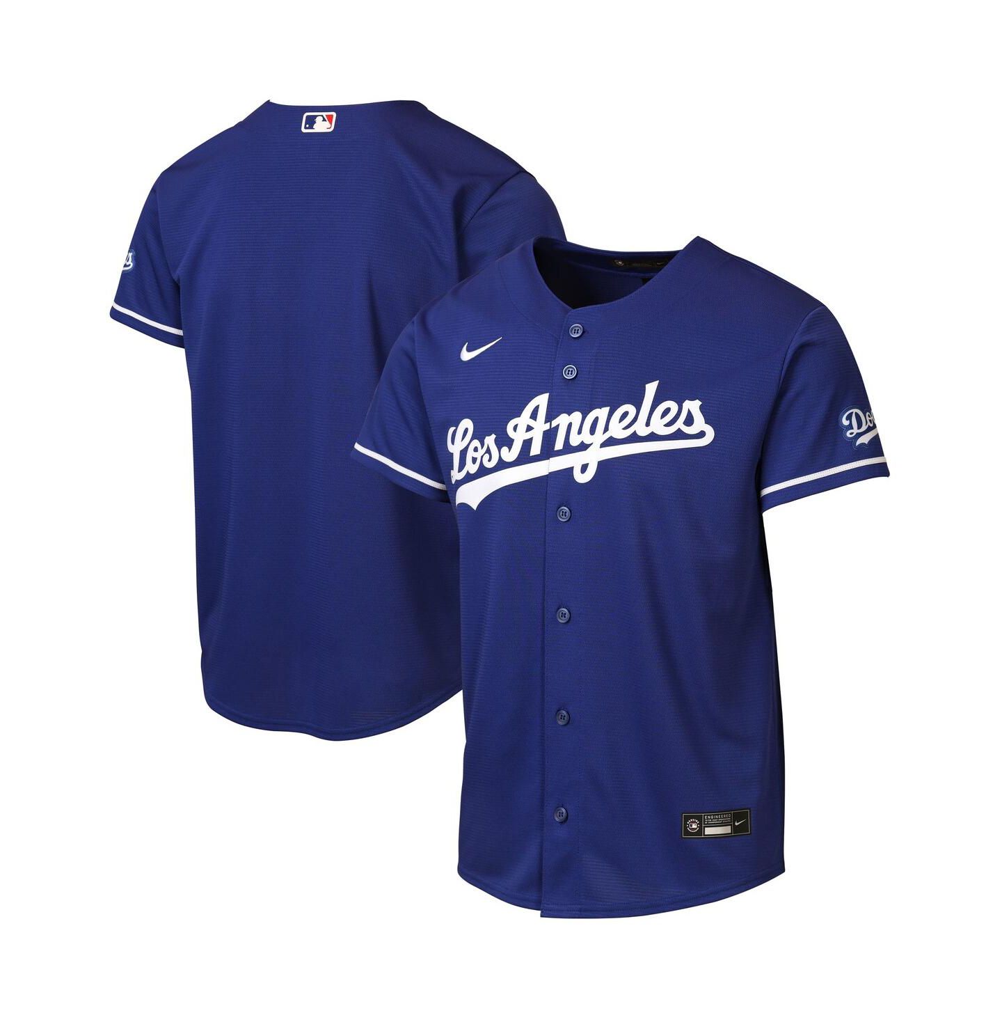 Детское джерси Nike Los Angeles Dodgers Alternate 2 Stadium, Royal — фото 1