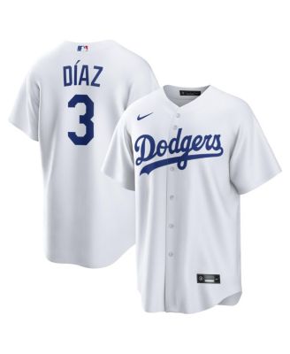 Men's Edwin Díaz White Los Angeles Dodgers Home Replica Jersey