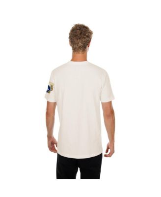 Men's Cream Los Angeles Dodgers 2026 Gold Collection Logo Patch T-Shirt