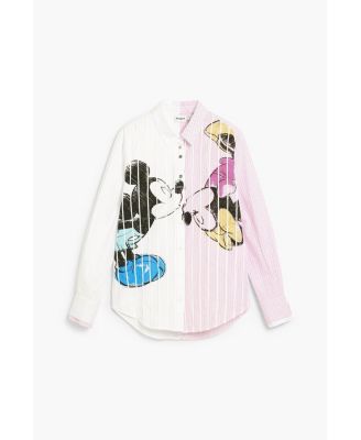 Women's Mickey And Minnie Mouse Shirt