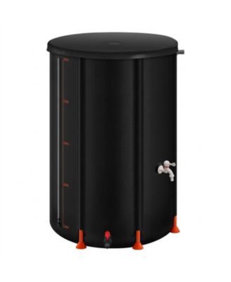 100 Gallon Collapsible Rain Barrel Portable Water Collection Barrel With Spigot