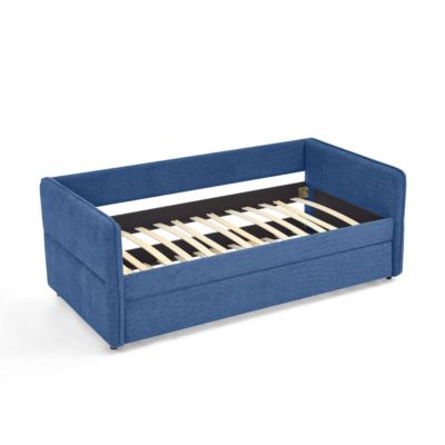 Boucle Daybed w/ Twin Trundle Sofa Bed