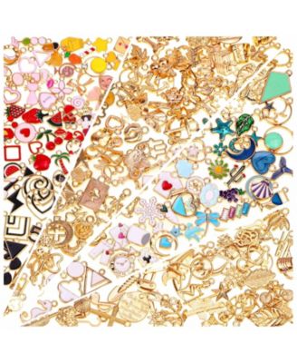 200pcs Metal Charms DIY Jewelry Making Earring Bangle Necklace Bracelet Craft