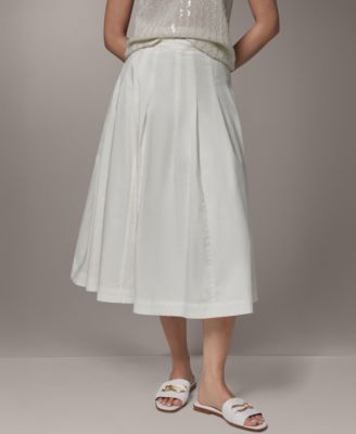 Women's Pleated Midi Skirt