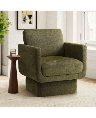 360 Swivel Barrel Accent Chair, Modern Club Lounge Chair, 1 Pc