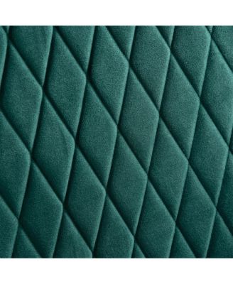 Velvet High-Back Accent Chair