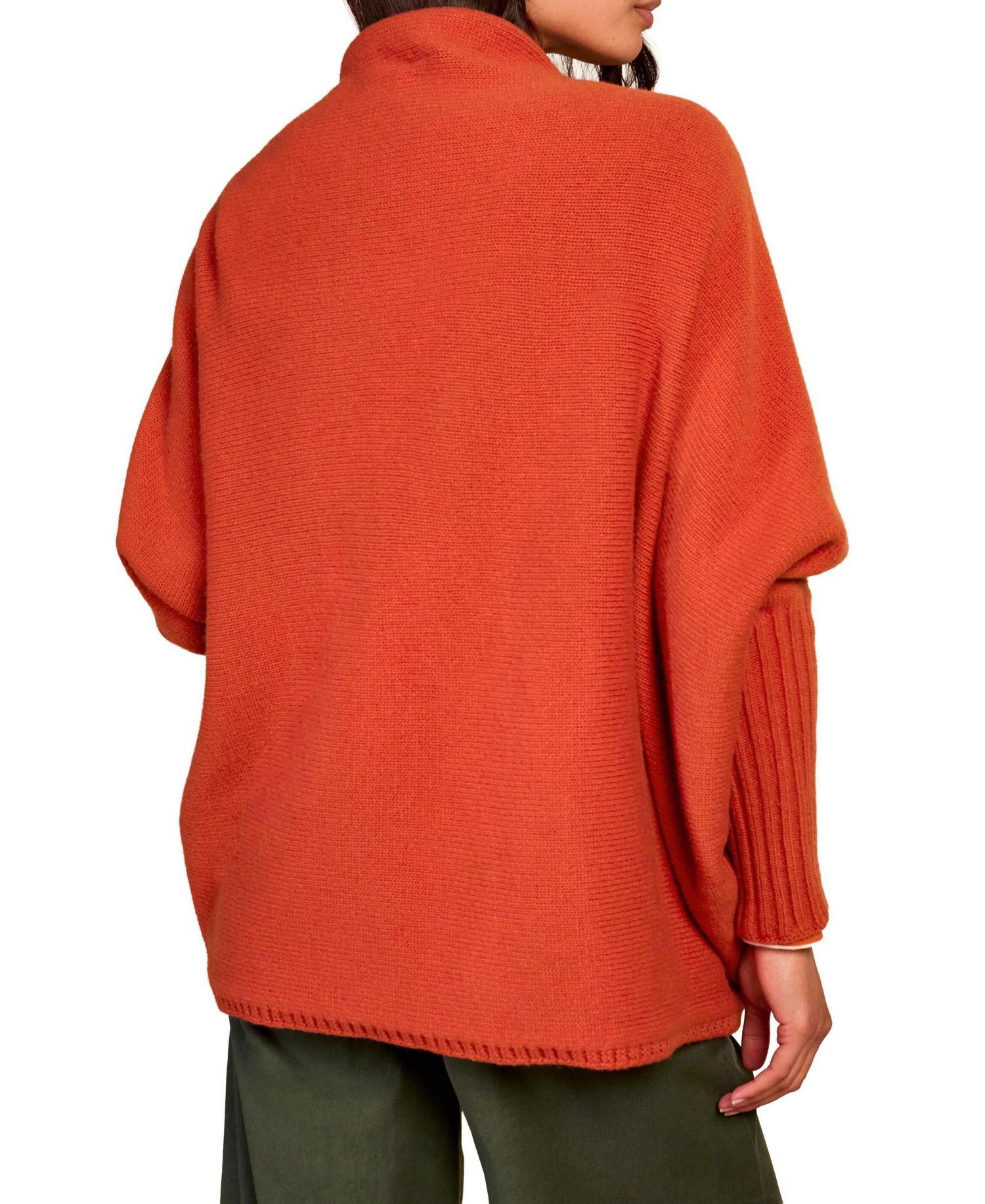 Women's Long Sleeve Cocoon Cardigan