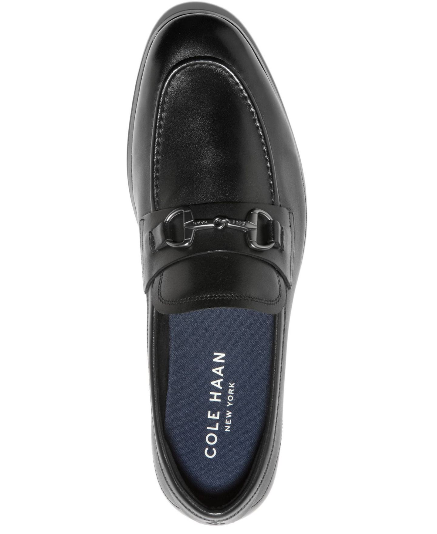 Мужские туфли Cole Haan Lewis Grand Bit Slip-on, цвет: Чёрный — фото 3