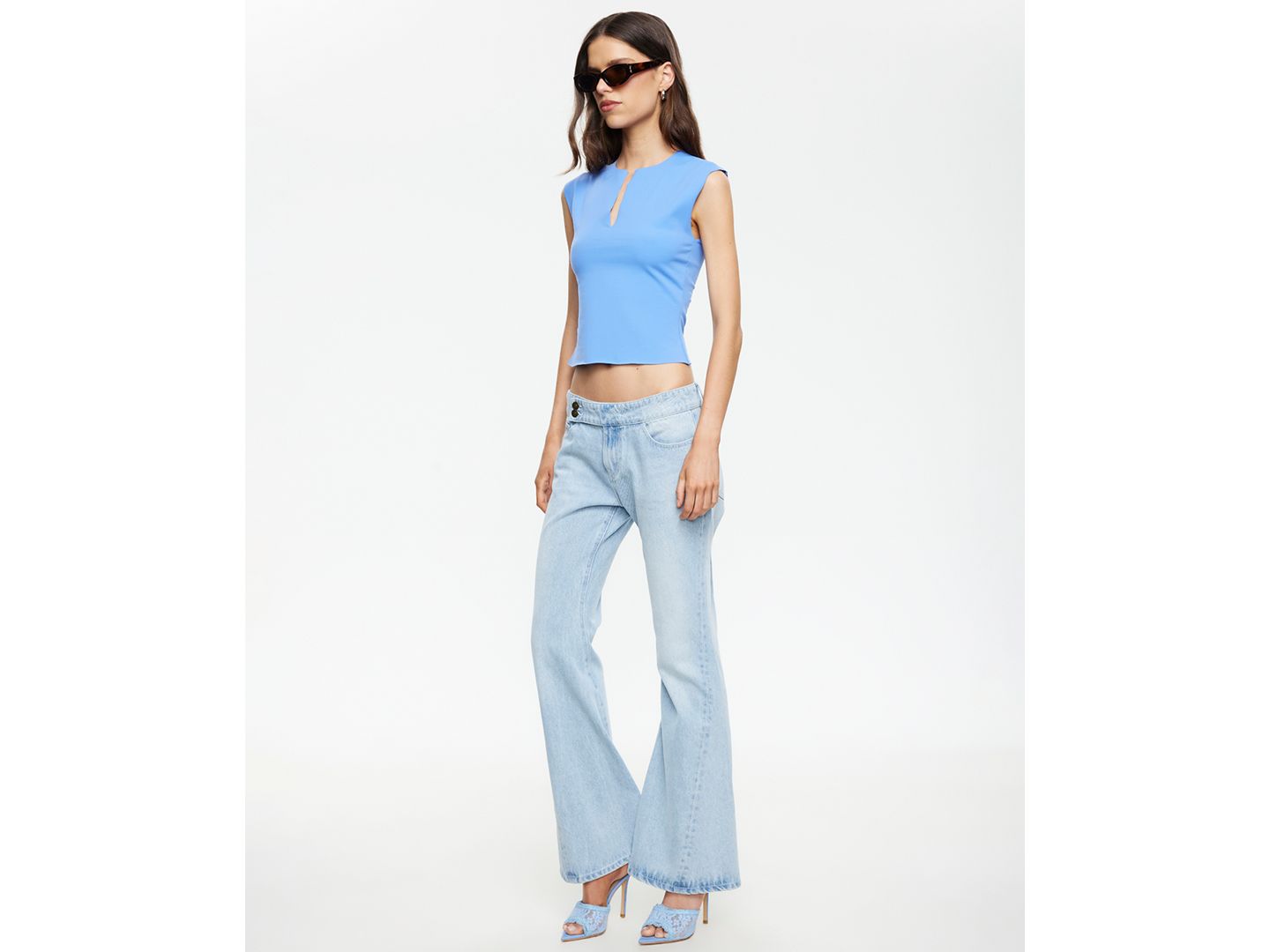 Женский топ Lioness Tribeca Sleeveless Cropped, цвет: Persian Jewel — фото 7