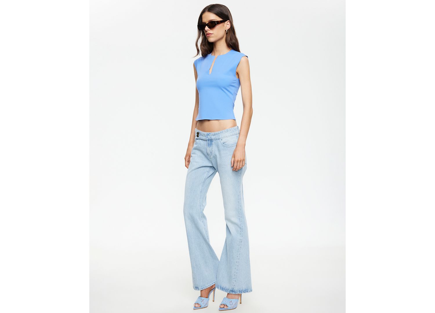 Women's Tribeca Sleeveless Cropped Top