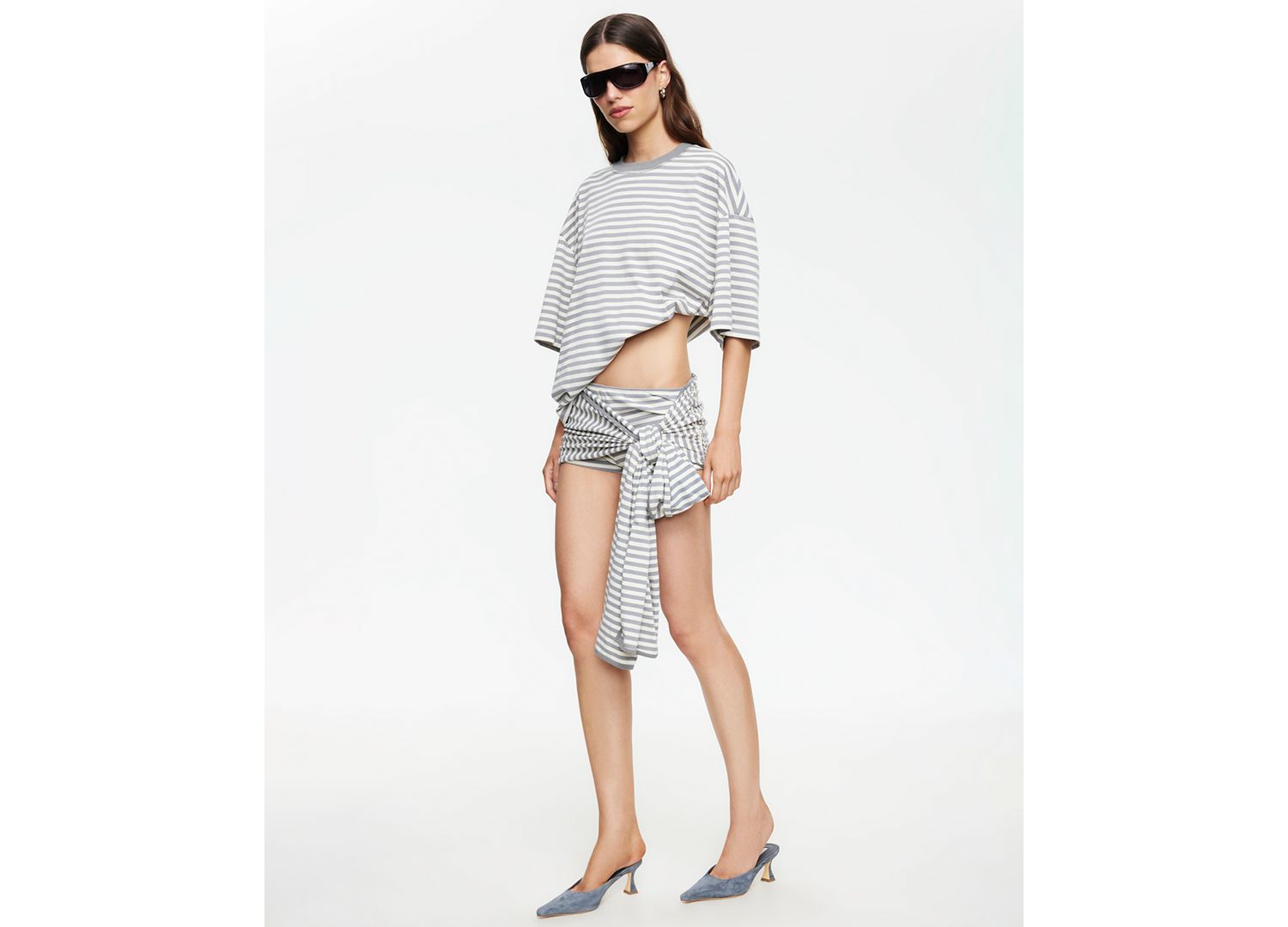 Women's Bloom Striped Crewneck T-Shirt