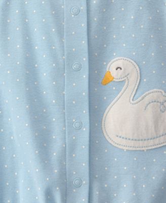 Baby Girls' Cotton Snap-Up Romper