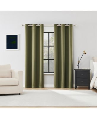 Sheridan Magnetic Closure Blackout Grommet Curtain Panel Pair
