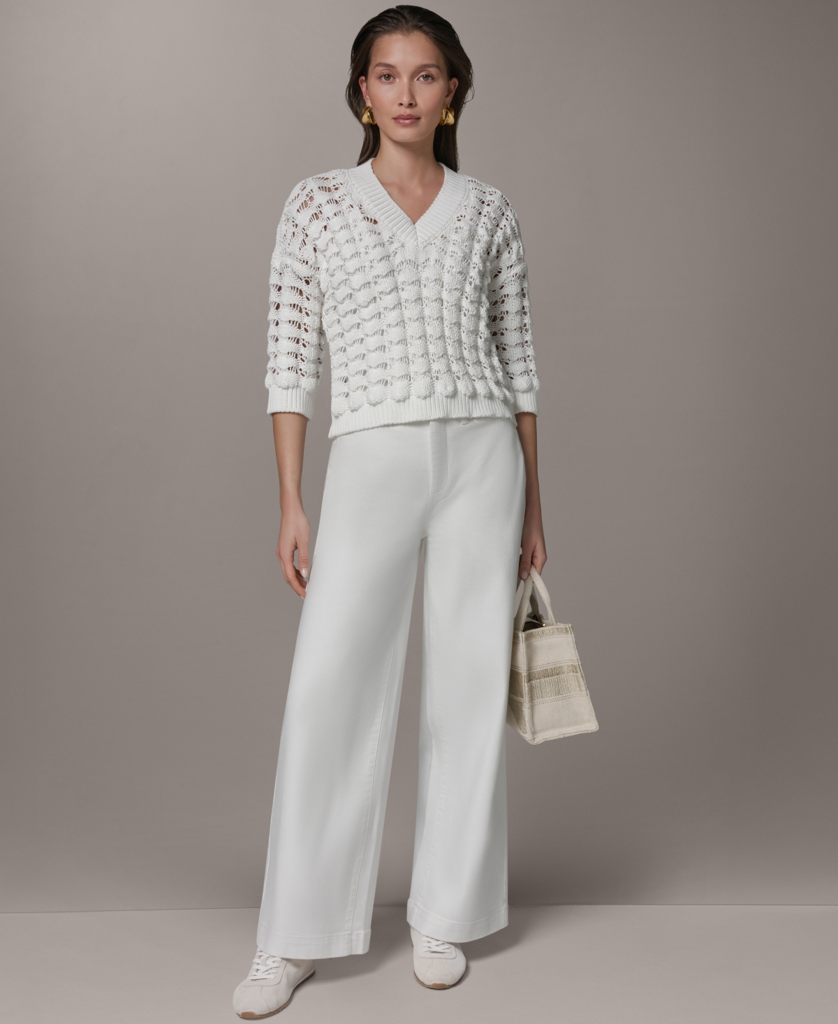 Donna Karan Weekend Women's V-Neck Sweater