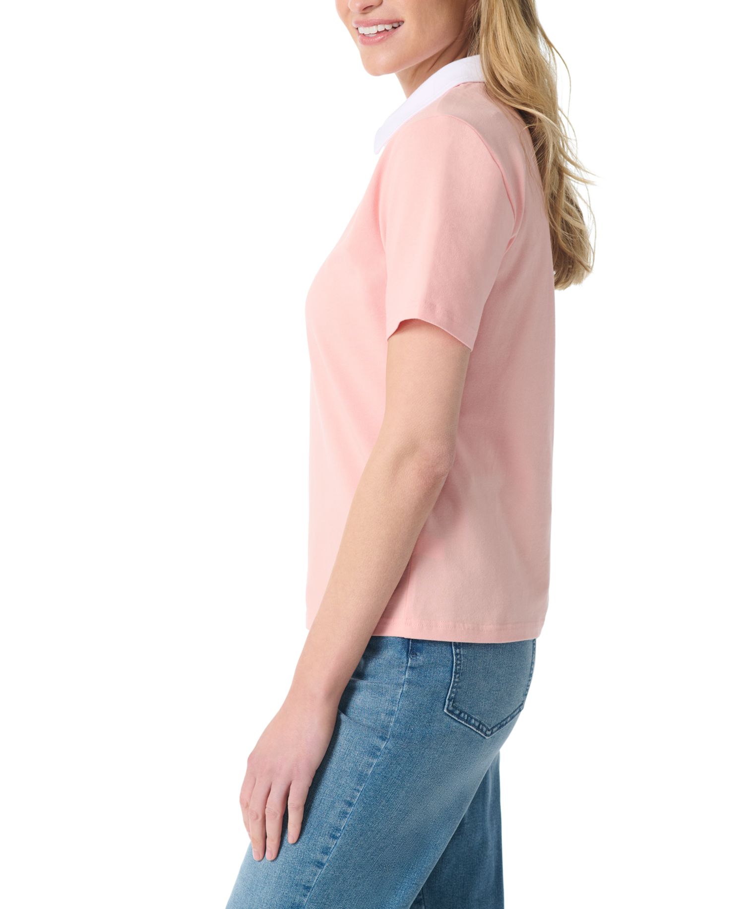 Women's Polo Point Collar Short-Sleeve T-Shirt