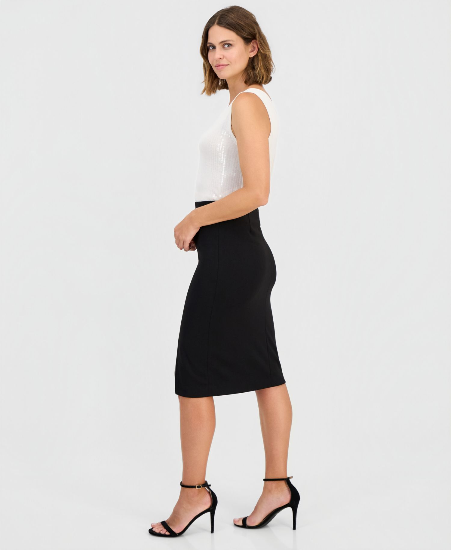 Women's Pull-On Jersey Pencil Skirt