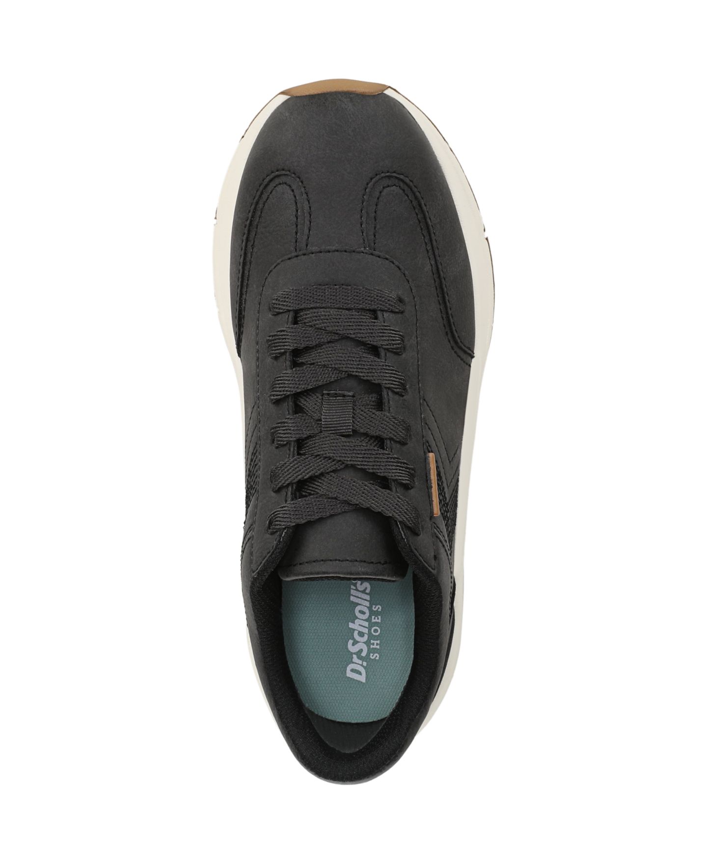 Женские кроссовки Dr. Scholl's Walk Mode Lace-Up, цвет: Чёрная искусственная кожа — фото 4