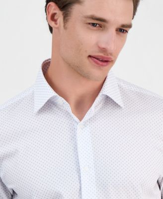 macy's athletic fit dress shirts Men's Gray Athletic Fit Dress Shirts