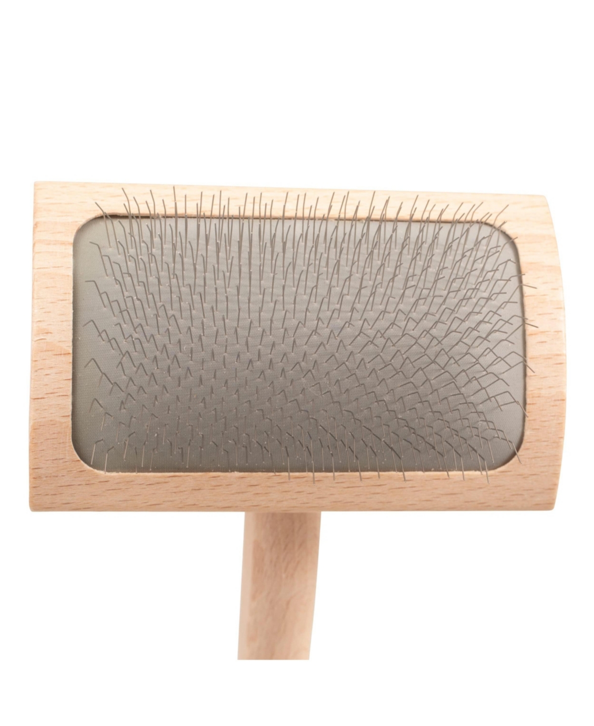 Aronkl Slicker Dog Brush Stainless Steel Pins Beechwood Handle Lightweight Groom Like Pro