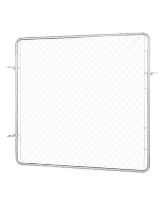 Chain Link Fence Gate, Adjustable Panel, Openings, Galvanized