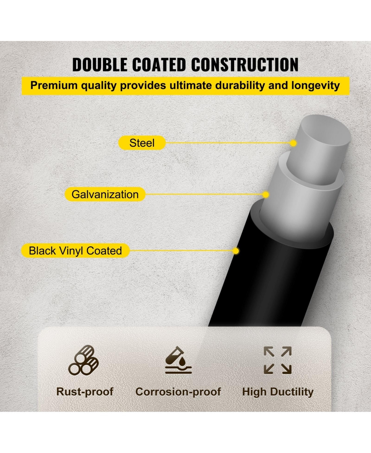 Sugift Hardware Cloth Mesh, Galvanized Steel for Garden Fencing