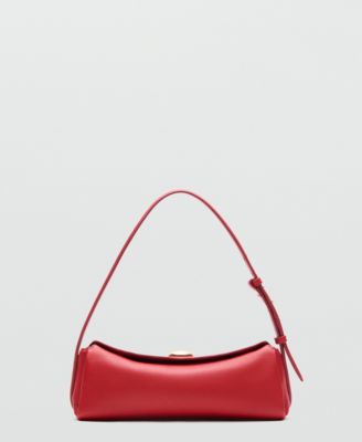 Selection Women's Metal Detail Leather Shoulder Bag