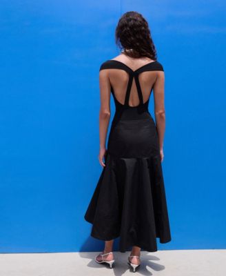 Selection Women's Seams Flared Skirt