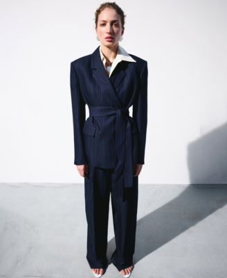 Selection Women's Pinstripe Suit Pants