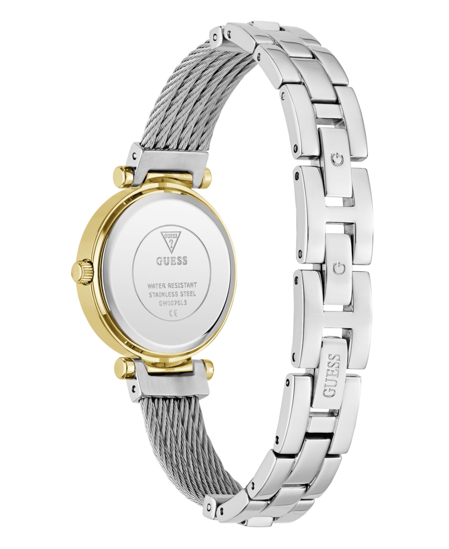 Женские часы GUESS Two-Tone Stainless Steel Analog Watch, 27mm — фото 2