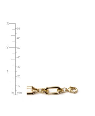 Gold Plated Cable Chain Necklace 16" + 2" Extender