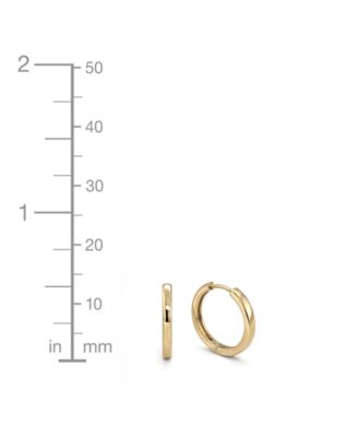 Crystal 18K Gold Plated Duo Hoop Earring Set