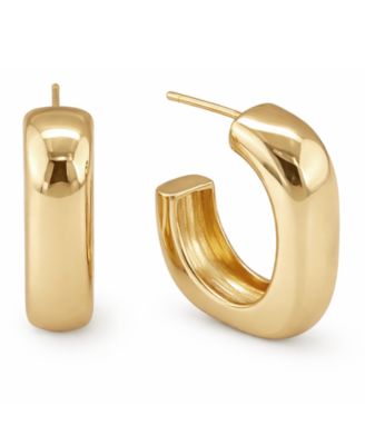 18K Gold Plated Hoop Earring