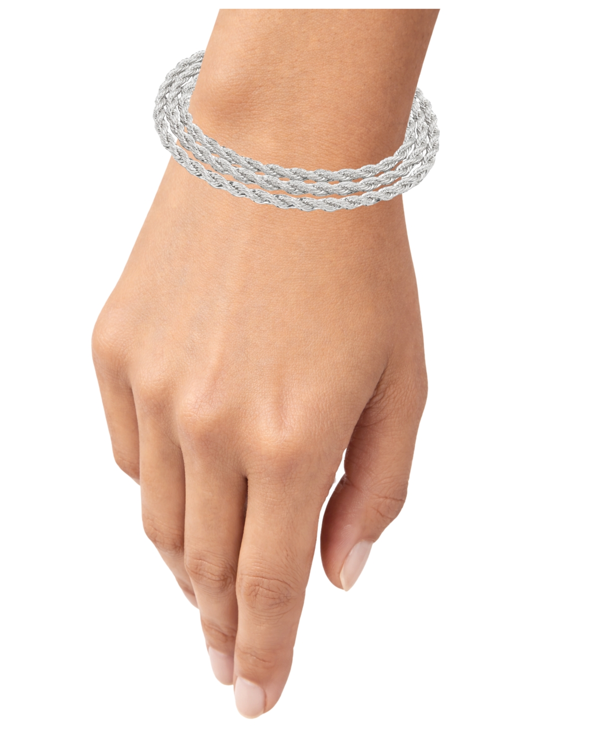 And Now This Triple Twisted Rope Chain Bracelet