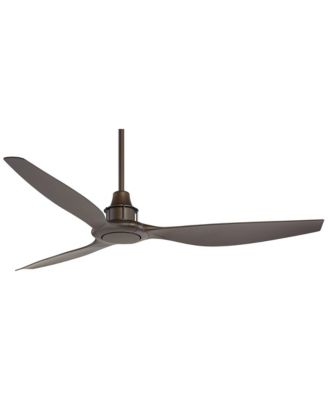 58" Interceptor Bronze Fan with 12-In Rod for 10-Ft Ceiling