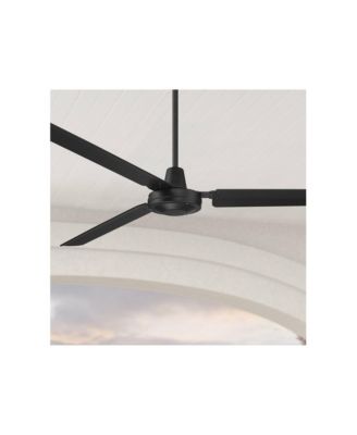 72" Velocity Matte Black Ceiling Fan with 38" Downrod