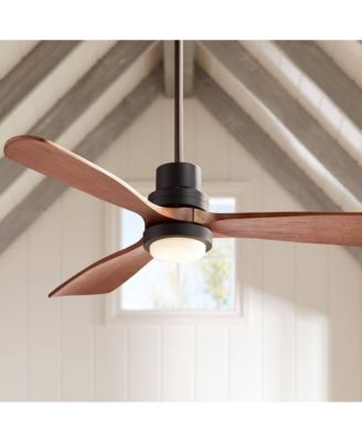 52" Delta Oil-Rubbed Bronze LED Ceiling Fan w/ 12" Rod