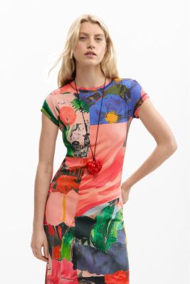 Women's Printed fitted dress