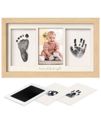 KeaBabies Inkless Baby Hand And Footprint Kit Frame, Mess Free Baby ...