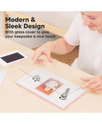 Inkless Baby Hand And Footprint Kit Frame, Mess Free Baby Picture Frame for Newborn