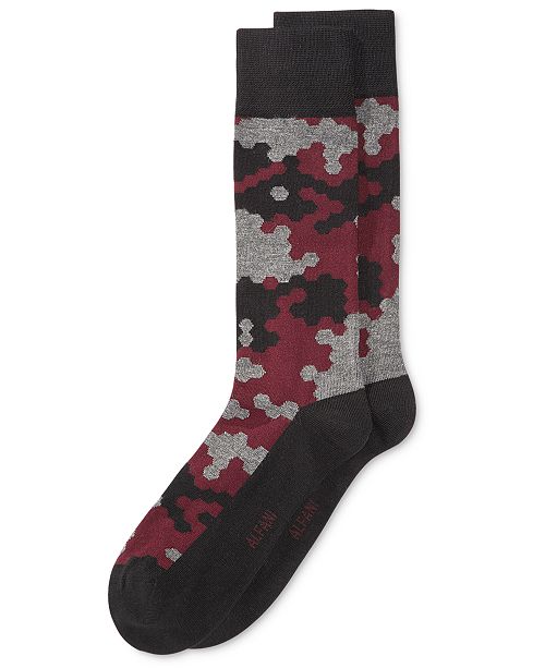 Alfani Men's Abstract Hex Socks, Created for Macy's & Reviews Socks