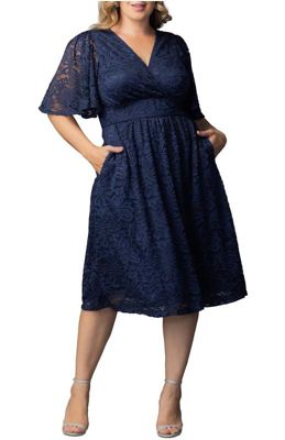 Plus Size Fable Lace Cocktail Dress