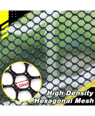3-in-1 Football Target Net and Portable Ball Bag, Easy to Attach Soccer Training Equipment with Upgraded Metal Tubes for Accuracy Practice