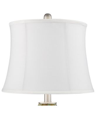 Azure Modern Table Lamps, Set of 2, 26 3/4" High with Drum Shades