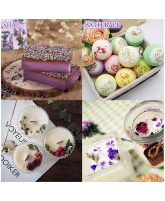 20 bags Dried Flowers Herbs Kit Soap Candle Bath