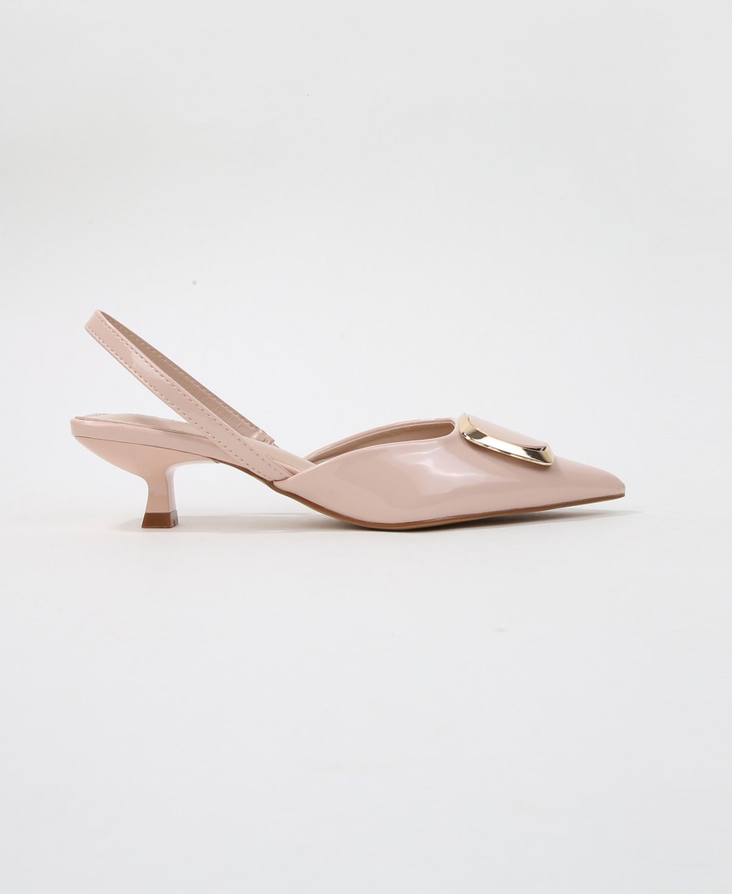 Geometric Women's Ornament Slingback Heels