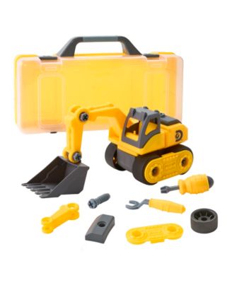 Take Apart Excavator Construction Set, 27-Piece